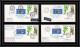 1175 Lot 4 Lettres Différents Taaf Terres Australes Antarctic Covers FLORE Signé Signed COMBET 1986 Betemp Recommandé - Storia Postale