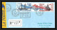 1164 Lot De 4 Lettres Avec Cad Différents Taaf Terres Australes Antarctic Covers N°106A 1989 Recommandé - Covers & Documents