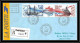 Delcampe - 1164 Lot De 4 Lettres Avec Cad Différents Taaf Terres Australes Antarctic Covers N°106A 1989 Recommandé - Lettres & Documents