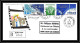 1136 Lot De 4 Lettres Avec Cad Différents Taaf Terres Australes Antarctic Covers Satellite 1994 Signé Signed Recommandé - Lettres & Documents