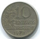 10 CENTAVOS 1970 BBASILIEN BRAZIL Münze #WW1152.D.A - Brazilië