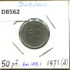 50 PFENNIG 1971 J BRD ALLEMAGNE Pièce GERMANY #DB562.F.A - 50 Pfennig