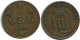 1 ORE 1905 SWEDEN Coin #AD224.2.U.A - Suède
