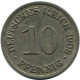 10 PFENNIG 1908 A GERMANY Coin #DB334.U.A - 10 Pfennig