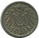 5 PFENNIG 1908 A ALLEMAGNE Pièce GERMANY #DB241.F.A - 5 Pfennig