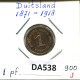 1 PFENNIG 1900 J ALEMANIA Moneda GERMANY #DA538.2.E.A - 1 Pfennig