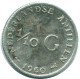 1/10 GULDEN 1960 NIEDERLÄNDISCHE ANTILLEN SILBER Koloniale Münze #NL12323.3.D.A - Antilles Néerlandaises