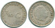 1/10 GULDEN 1962 NETHERLANDS ANTILLES SILVER Colonial Coin #NL12398.3.U.A - Antilles Néerlandaises