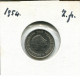 25 CENTS 1954 NEERLANDÉS NETHERLANDS Moneda #AU558.E.A - 1948-1980 : Juliana