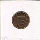 5 CENTS 1998 NETHERLANDS Coin #AR716.U.A - 1980-2001 : Beatrix