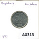 50 CENTAVOS 1983 ARGENTINIEN ARGENTINA Münze #AX313.D.A - Argentine