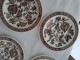 Delcampe - 9 Assiettes Jacobean. Ridgway Ironstone. - Plates