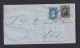 1875 - 10 Und 25 C. Auf Brief Ab Santa Cruz Nach Silao - Mexique