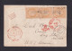 1872 - 3x 40 C. Auf Kleinem Brief Ab Paris Nach USA - 1871-1875 Ceres