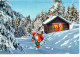 WEIHNACHTSMANN SANTA CLAUS Neujahr Weihnachten GNOME Vintage Ansichtskarte Postkarte CPSM #PBB036.A - Santa Claus