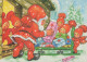 WEIHNACHTSMANN SANTA CLAUS Neujahr Weihnachten GNOME Vintage Ansichtskarte Postkarte CPSM #PBA915.A - Santa Claus