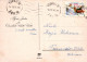 PAPÁ NOEL Feliz Año Navidad GNOMO Vintage Tarjeta Postal CPSM #PAY710.A - Santa Claus