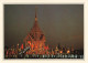 THAILAND - Bangkok - The Royal Funeral Pyre Of The Late Queen Rambai Bharni Glows In The Evening Light - Carte Postale - Thaïlande