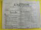 L'Action De La Mayenne. Hebdo. 1ère Année N° 6 Du 11 Novembre 1945. Laval.  Le Basser Vauxion La Mazière Soustelle - Andere & Zonder Classificatie