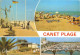 CANET PLAGE La Fille Du Soleil Et De La Mer La Plage Le Capitainerie Le Port 25(scan Recto-verso) MA1187 - Canet Plage