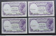 BANKNOTE EGITTO 5 P 1940 UNCIRCULATED SEQUENTIAL NUMBERS PARTIAL SIGNATURE DECAL 4 ERROR NUMBER 4 SERIAL BROKEN - Egypt