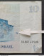 BANKNOTE ISRAEL 10 SHEKEL COLOR ERROR, BLUE SPOT - Israel