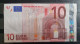 1 X 10€ Euro Trichet R021A2 X47472747176 RARE Number - 10 Euro