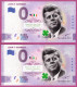 0-Euro TEAV 2021-1 JOHN F. KENNEDY Set NORMAL+ANNIVERSARY COLOR FARBDRUCK - Essais Privés / Non-officiels