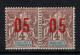 Dahomey - Espacée Tenant à Normal - YV 34Aa N* MH , Cote 20 Euros - Unused Stamps