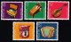 ** PRO/P. 1985 SERIE DE COLLECTION TIMBRES NEUFS C/.S.B.K. Nr:B206/10. Y&TELLIER Nr:1225/29. MICHEL Nr:1296/1300.** - Nuevos