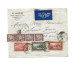 !!! MAROC, POSTE AÉRIENNE LETTRE DE 1838 VERS LA FRANCE AU DÉPART DE CASABLANCA POUR ST JUNIEN, TAXES - Morocco (1956-...)