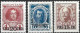 1913 - Timbres De Russie - Tricentenaire Des Romanov Surchargés - N° 178** - 179* - 180** - - Levant