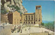 54797. Postal MONASTERIO De MONTSERRAT (Barcelona) 1959. Vista Monasterio Y La Plaza - Covers & Documents