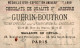 CHROMO  CHOCOLAT GUERIN BOUTRON DESSOUS DE PLAT IMPROVISE - Guérin-Boutron