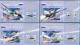 2006 Les Avions Militaires Russes - Complet-volledig 5 Blocs - Nuevos