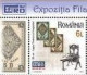 ROMANIA 2024 EFIRO - WORLD STAMP EXHIBITION IN BUCHAREST Set Of 3 Stamps With Tabs  MNH** - Expositions Philatéliques