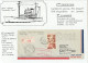 2e Expé Terre Adélie - LR PA N°1 Cachet Bâtiment Commandant Charcot - Courrier Privé Signé PEV Et A.F. Liotard - TTB - ...-1955 Prephilately