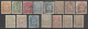 1905 - TURQUIE - SERIE COMPLETE YVERT N°106/119 * MH / OBLITERES - COTE = 49 EUR. - Neufs