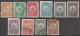 1908 - TURQUIE - SERIE COMPLETE YVERT N°120/129 OBLITERES - COTE = 60 EUR. - Used Stamps