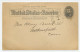 Postal Stationery USA 1893 Worlds Columbian Exposition - The Woman S Building - Mrs. Potter - Andere & Zonder Classificatie