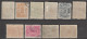 1913 - TURQUIE - SERIE COMPLETE YVERT N°160/169 * MH (3 PETITES VALEURS OBLITEREES) - COTE = 150 EUR. - Unused Stamps