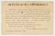 Postal Stationery USA 1897 Search Notice - Stolen Horse - Hippisme
