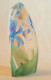 Delcampe - Sculpture Florale Cristal Mats Jonasson Suéde Maleras Suède Sculpture Iris Bleu Signée BX24JON002 - Glass & Crystal