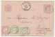 Briefkaart G. 23 / Bijfrankering Venray - Belgie 1887 - Postal Stationery