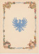 Telegram Germany 1930 - Schmuckblatt Telegramme Fruit Wreath - Angels - Cherubs - Amor - Cupid - Frutas