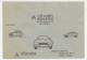 Postal Cheque Cover Germany ( 1975 ) Car - Citroën - 2CV - Coches