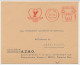 Meter Cover Netherlands 1954 Health Insurance Fund - Aesculapius - Snake - Breda - Andere & Zonder Classificatie