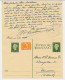 Briefkaart G. 292 A / Bijfrankering Bussum - Duitsland 1948 - Ganzsachen