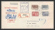 11352 N°588-591 Utrecht 28/6/1952 Postezegel Recommandé Pour Bruxelles Belgique Lettre Cover Pays Bas Nederland  - FDC