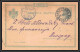11219 5p Vert 1900 Obrenovitch 1901 Entier Stationery Carte Postale Serbie Serbia  - Servië